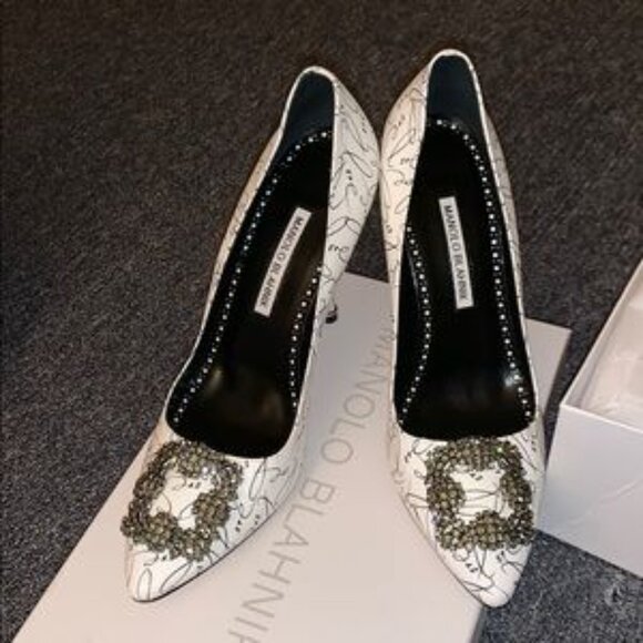 Manolo blahnik Hangisi 105mm - Picture 3 of 8